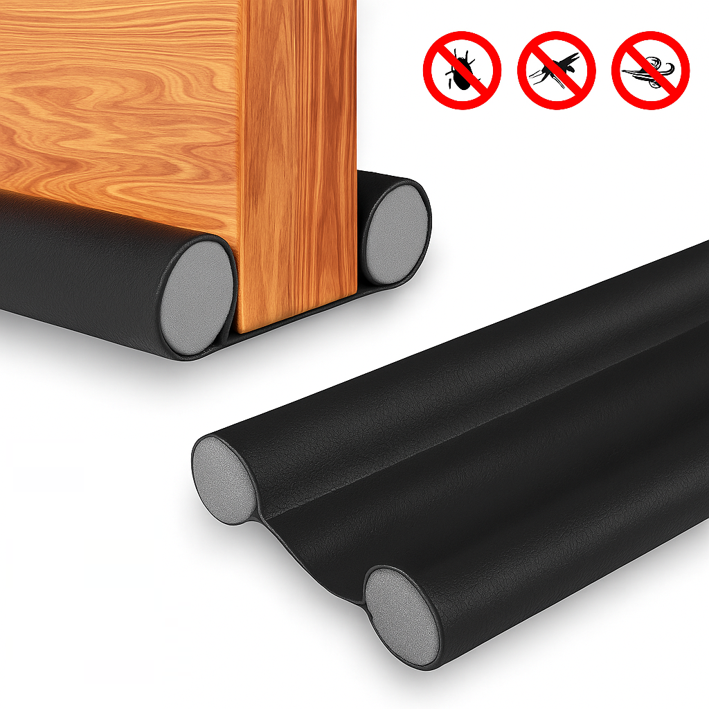 Kit X2 Guardapolvo Cubre Puerta Polvo Ajustable Impermeable