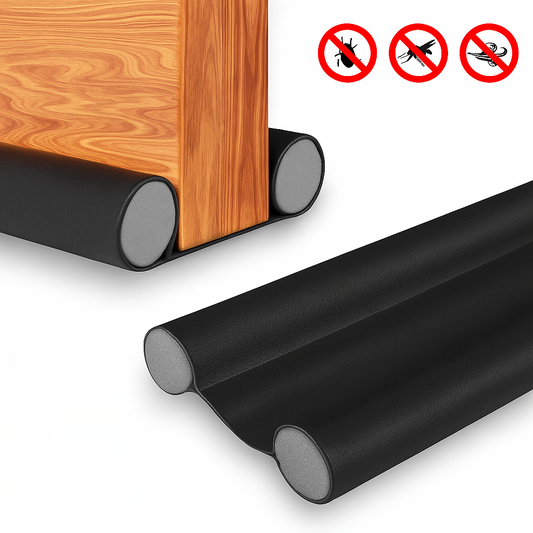 Kit X2 Guardapolvo Cubre Puerta Polvo Ajustable Impermeable