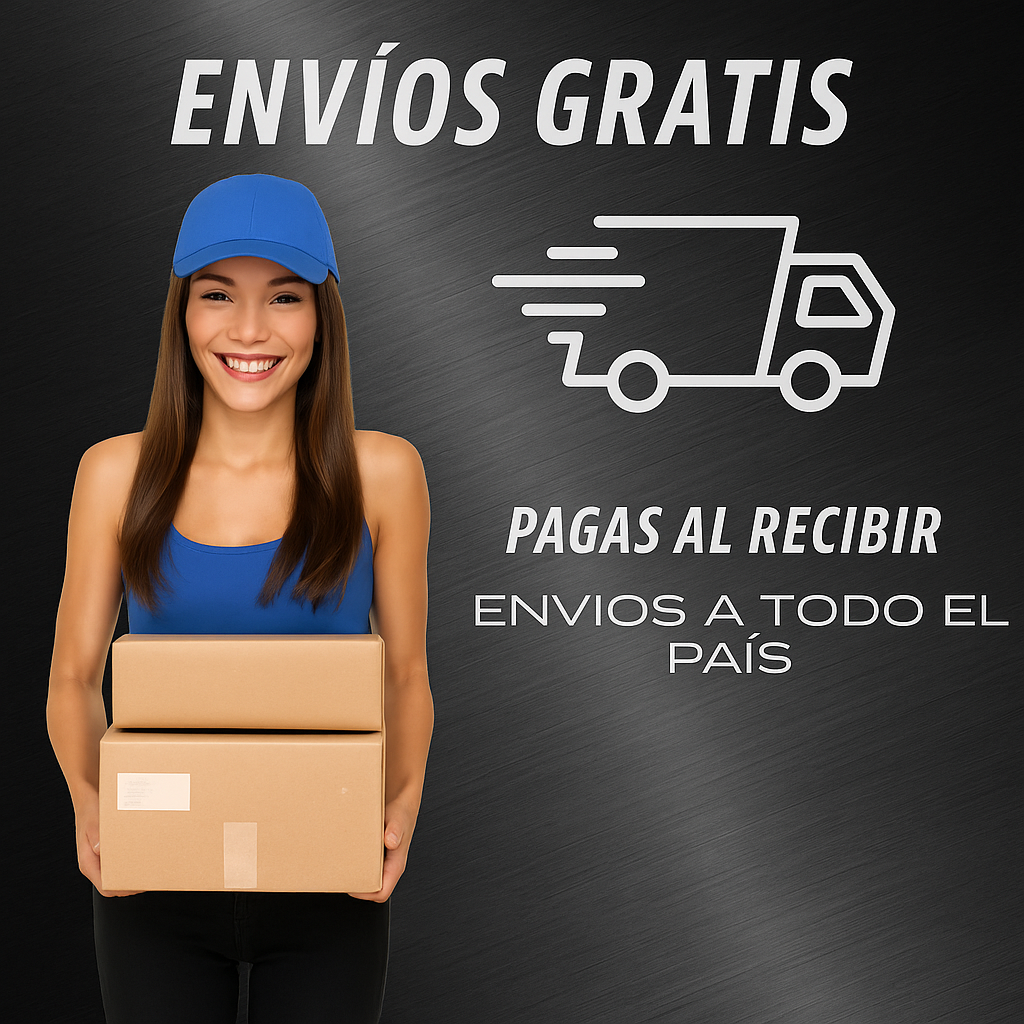 Envíos gratis y pago al recibir en toda Colombia